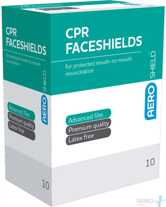 CPR Face Shield disposable in Sachet - Box 10
