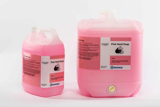 Pink Hand Soap 5L or 20LDescription Pink Handsoap is a pearly thick liquid prepared from mild ingredients for hand hygiene and protection. Pink Handsoap is ideally suited to cleaning hands Sapphire Facility Services