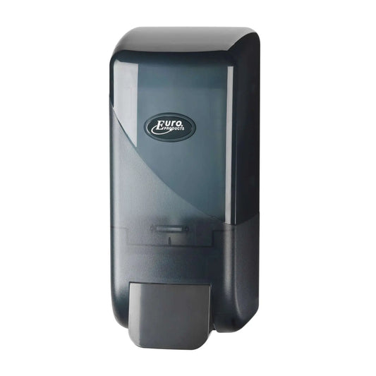 The Soap & Sanitiser Pod Dispenser is available in black or white