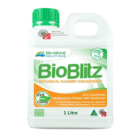 Bio Blitz™ Biological Cleaner Concentrate A revolutionary cleaning solution.